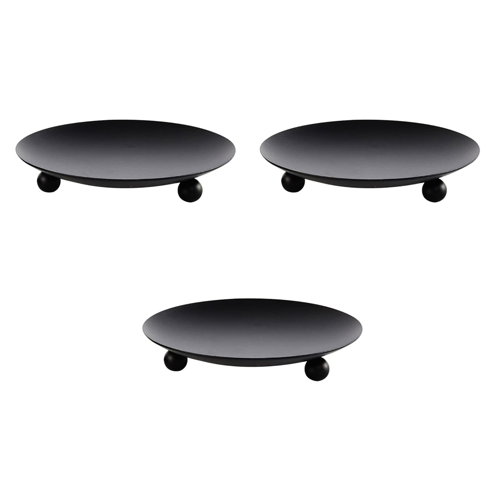 carotoe Iron Holder Pillar Candlesticks for Table Centerpieces Christmas Home Decoration Wedding Party Housewarmings Gift Pillar Stand