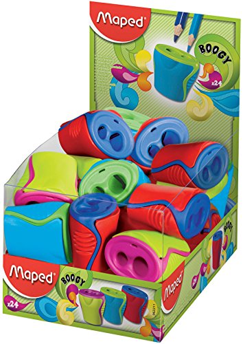 Taille-crayons Maped Boogy 2 trous pour des dessins colorés sans bavure à l'école