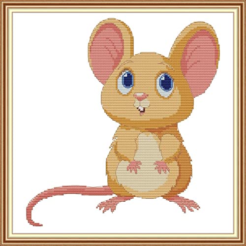 Peinture au diamant 5D kit cadeau de point de croix en mosaïque strass animal aux grands yeux