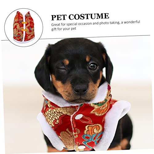 Disfraz para perro Toddmomy suéter dragón adorable miniatura 5