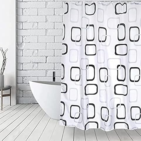 Rideau de Douche MSV 180x200cm Cover