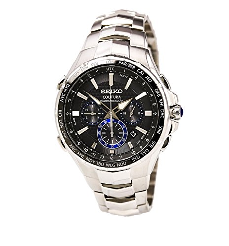 (�Z�C�R�[)Seiko �����Y �r���v Coutura Radio Sync Solar Chronograph Stainless Steel Watch SSG009 �����Y �E�H�b�`,�����Y���v[���s�A���i]gellmoll