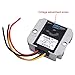 12 Volt Regulator, DROK Waterproof DC-DC Converter Buck 8-32V to 3-27V Voltage Regulator 24V to 12V to 5V 5A Adjustable Durable Power Supply Board