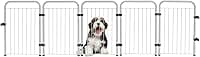Cercado Pet Dobrável Portátil 5 Modulos Segurança Branco