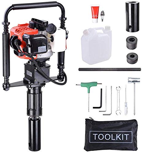 Yiwu Gas T Post Driver 2 Stroke 32.7cc Manual Portable Lightweight Petrol Piledriver