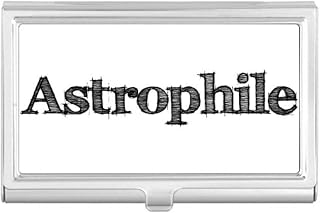 Stylish Word Astrophile Business Card Holder Case Pocket Box Wallet