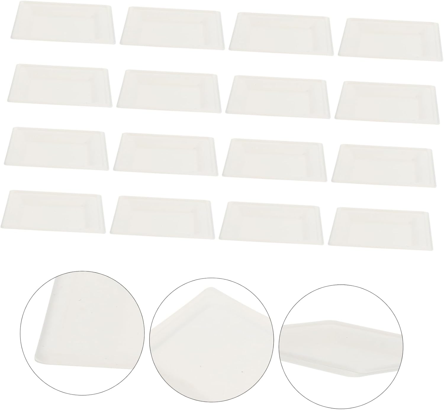 50pcs Disposable Cake Plates Dessert Bowls for Parties Practical and Convenient Serving Dishes for Snacks and Desserts