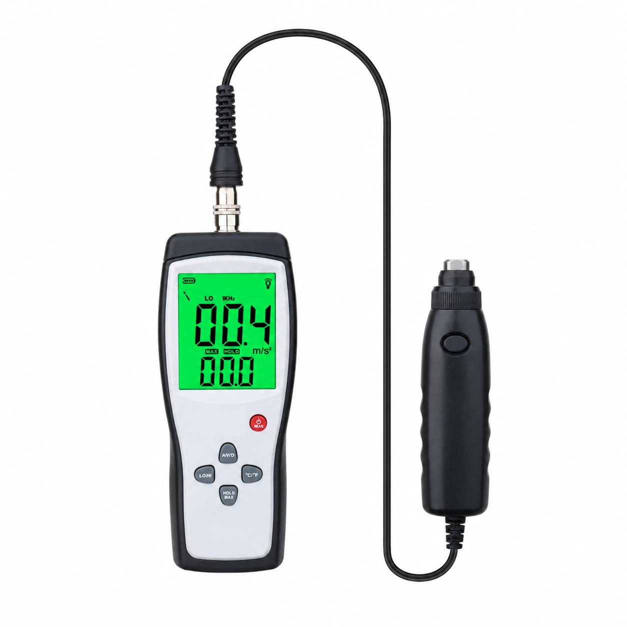 Vibrationsmesser und Analysegerät, 10Hz bis 1kHz, 0.1-199.9 m/s Digitaler Tester für Industrie und Heimgebrauch