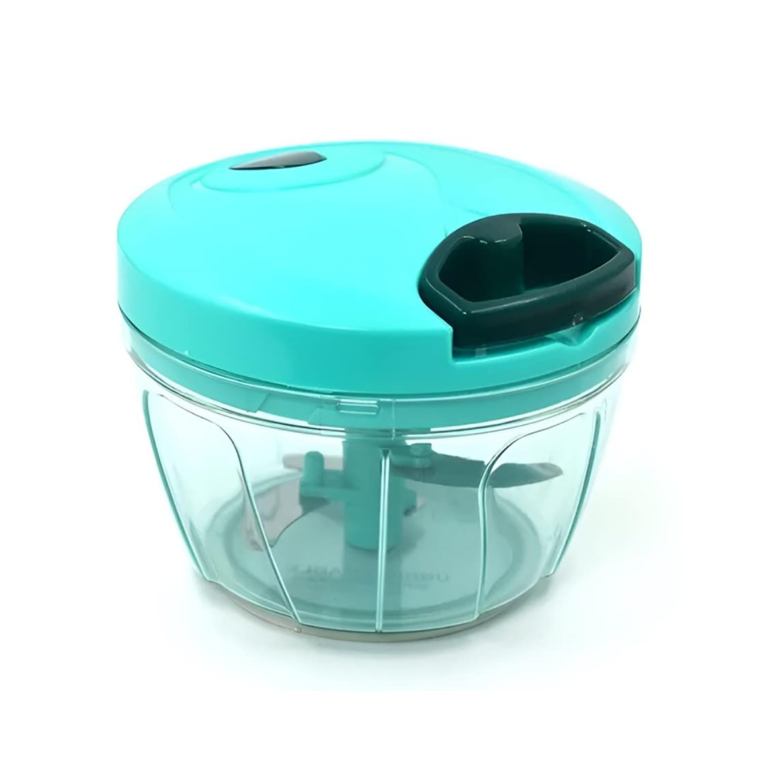 Manual Food Processor Vegetable Chopper, Portable Hand Pull String Garlic Mincer Onion Cutter for Veggies, Ginger, Fruits, Nuts, Herbs, etc., 400ml-image-4