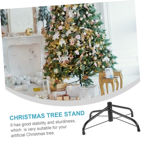 Base del árbol de navidad Mikikit de alta estabilidad y estructura resistente de 2 piezas 3