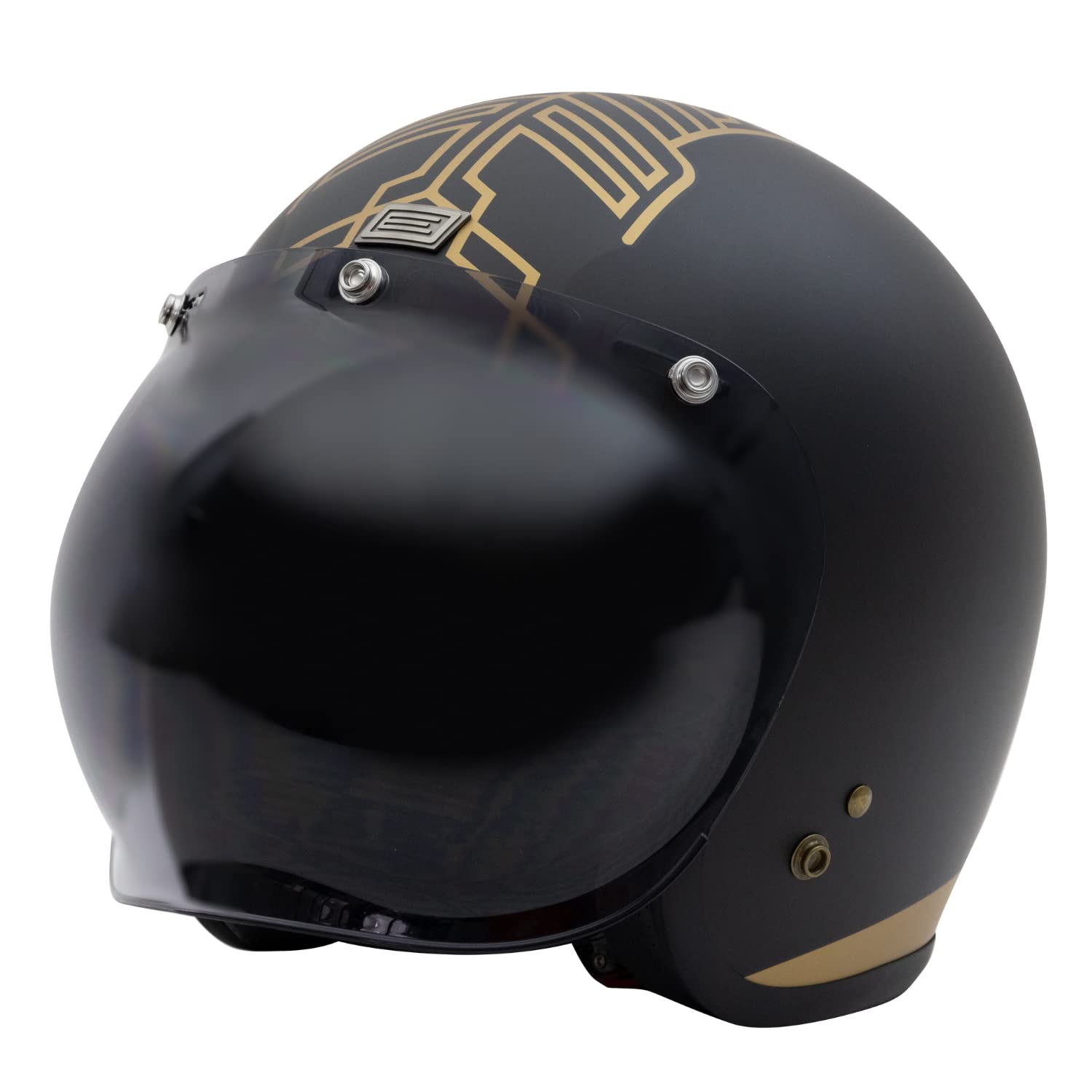 ORIGINE Open Motorcycle Jet Casco ECE Homologado Scooter Casco con Visera