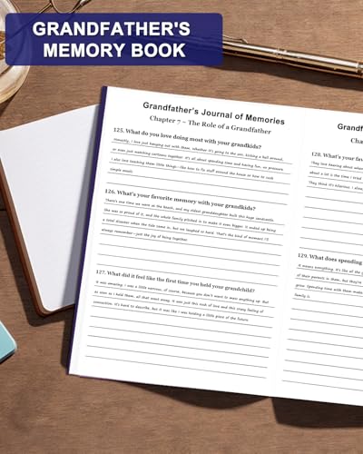 Grandpa Gifts, A Grandpa's Guided Journal to Share His Life Story, Grandpa's Legacy Memory Keepsake Book with Prompt, Sentimental Gifts for Grandfather Grandparents on Birthday, Father's Day — view 4