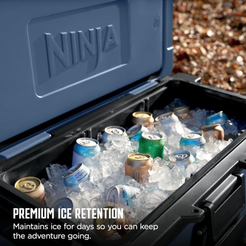 Ninja FrostVault™ 65qt Cooler with Wheels, Dry Storage, Lakeshore Blue - image 4