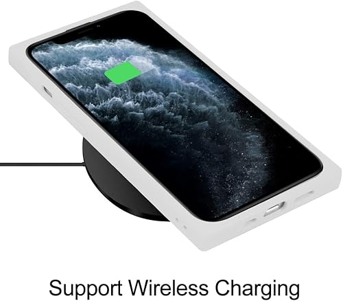 Miniatura 6 de LSL Funda compatible con iPhone 11 Pro Max de poliuretano termoplástico suave, color blanco, anticaídas, antiarañazos, absorción de golpes, funda