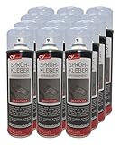 SDV Chemie Sprühkleber 12x 500ml extra starker Powerkleber Kontaktkleber Kleber...