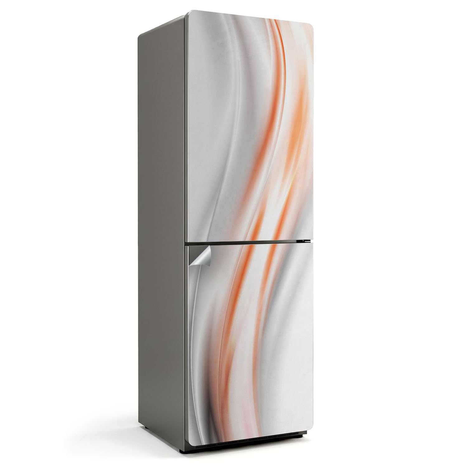 Sticker frigo 60x180 anti-rayure couvrant entièrement vagues