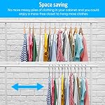Fayleeko Wire Coat Hangers 40 Pack Strong Heavy Duty Stainless Steel Metal Ultra Thin Space Saving Clothes Hangers 16.5 Inch - Image 5