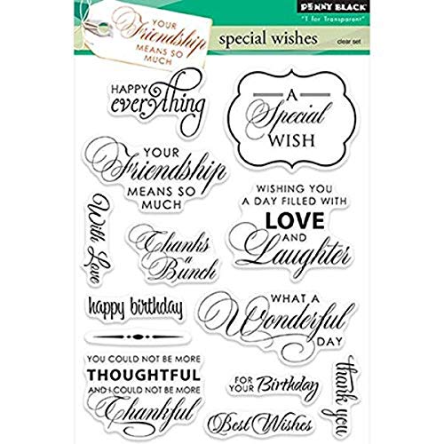 Penny Black Special Wishes Decorative Stamp
