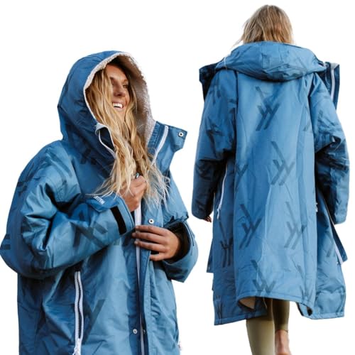 Veste imperméable femme Wallien coupe oversize chaude pour stopper le froid et le vent