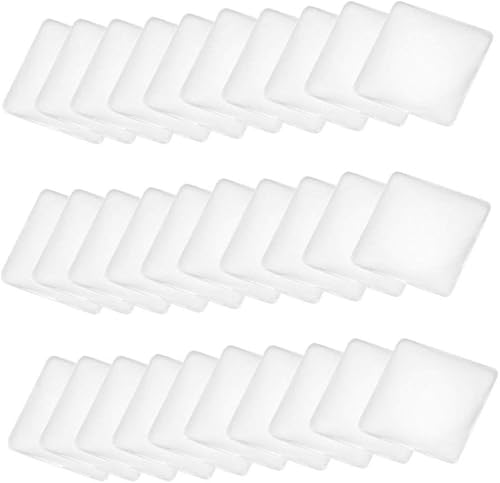 EXCEART 100 piezas de cabujones de cúpula de vidrio cuadrado con parte trasera plana de cristal transparente para foto colgante de joyería artesanal disponible en Yaxa Peru