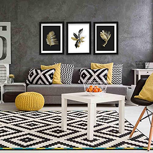 Bangerz-Modern-Art-Framed-Wall-Painting-for-Living-room-Bedroom-Office-Wall-Paintings-Hangings-11-inch-x-14-inch-Framed-Multicolor-Set-of-3