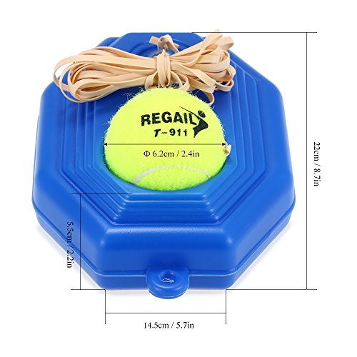 Bola de rebote, Andoer Instrutor de tênis Ferramenta de treinamento de treino de rodapé Exercício de