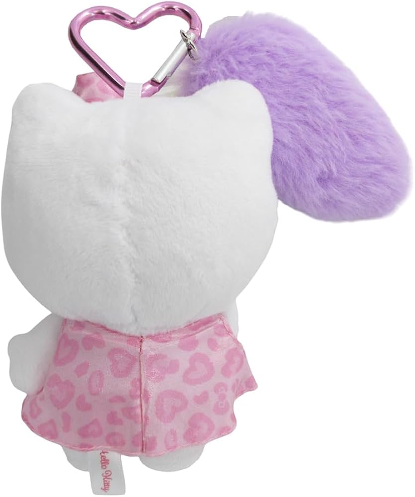 Amazon.co.jp: ハローキティ しっぽ付きマスコットキーホルダー ヒョウ