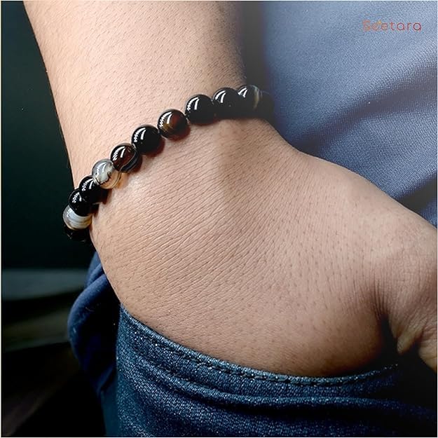 Image of Certified Crystal Bracelet | 8mm Beads | Stretchable Healing Bracelet | Bracelets for Men and Women |
