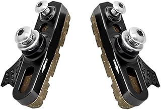 Accesorios para bicicleta Juego de pastillas de freno de abrazadera de llanta eficientes diseñadas para mejorar el rendimiento en superficies resbaladizas (marrón)