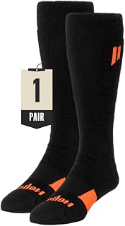 HOLLOW Alpaca Hunt Socks for Men, No-Slip, Moisture Wicking, Made in USA
