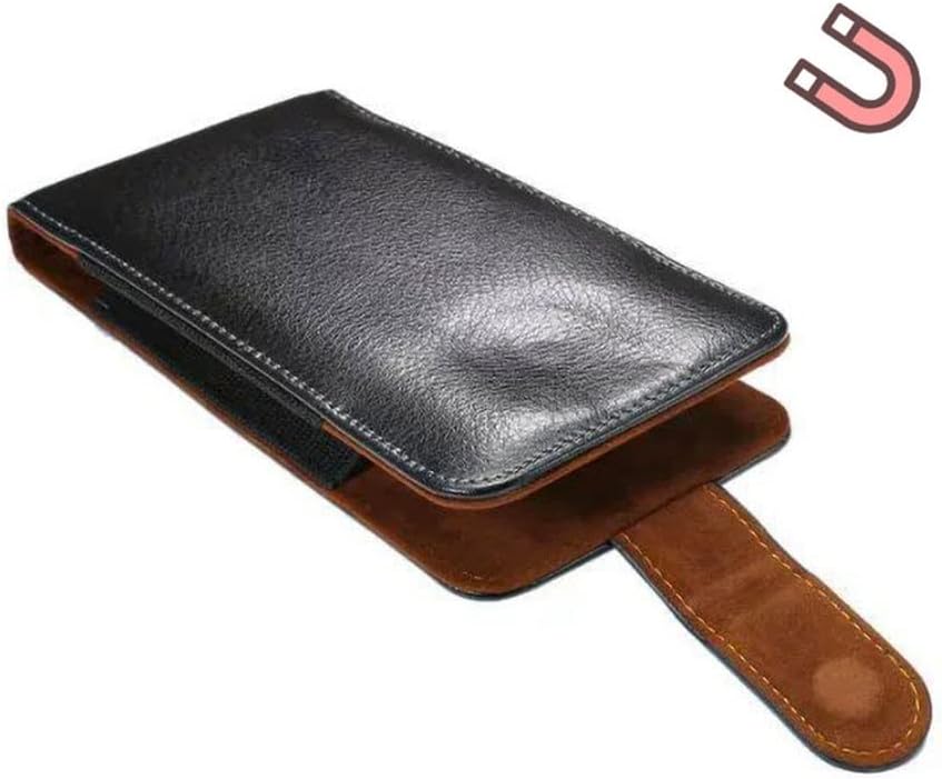 Genuine Leather Holster Rotary Belt Clip Phone Case Pouch Waist Bag Purse