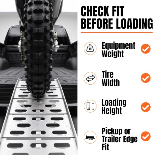 MAXIVAMN Aluminum Motorcycle Ramp