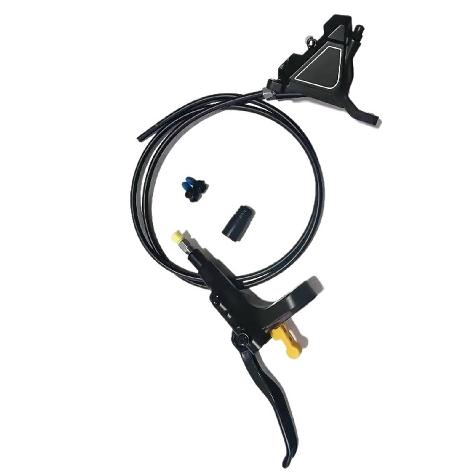 Oapncbvy Only Left Front 100 Flat Mount Brake Road Bike Hydraulic Disc Brake Br-Ur300 Brake Lever Bl-Mt200 Left Front Right Rear Bicycles Rear Brake Drum Bike Rear Brake Drum(Only Left Front 100)