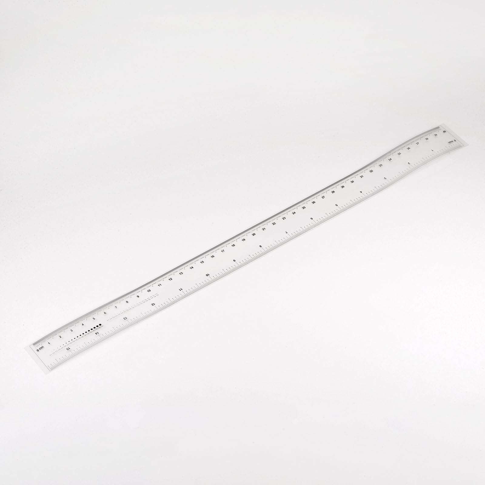 Transparent 1mm Ruler Quilting Rulers Uxcell Film Flexible Ruler 100cm 0.1mm Scale With R ...