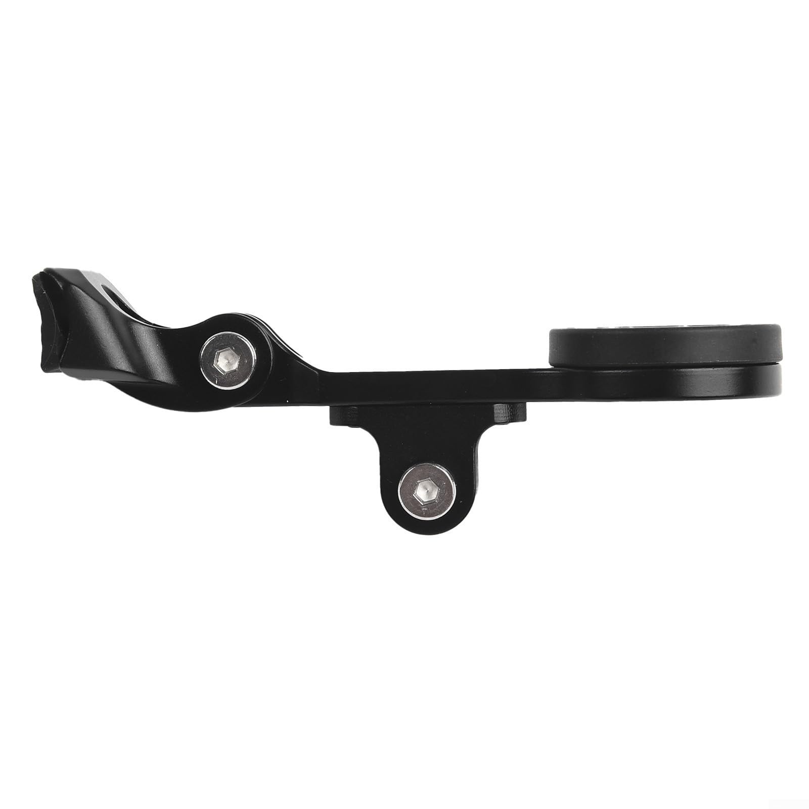 Soporte de velocímetro para Garmin y adaptador de cámara de acción en plástico ABS negro