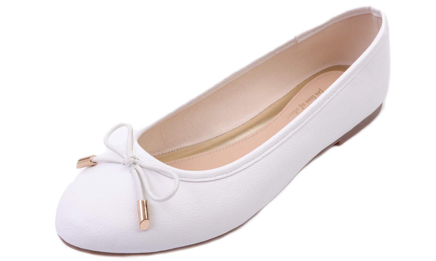 Feversole Women's Soft Cushion Comfort Round Toe,Ballerine à Bout Rond pour Femme