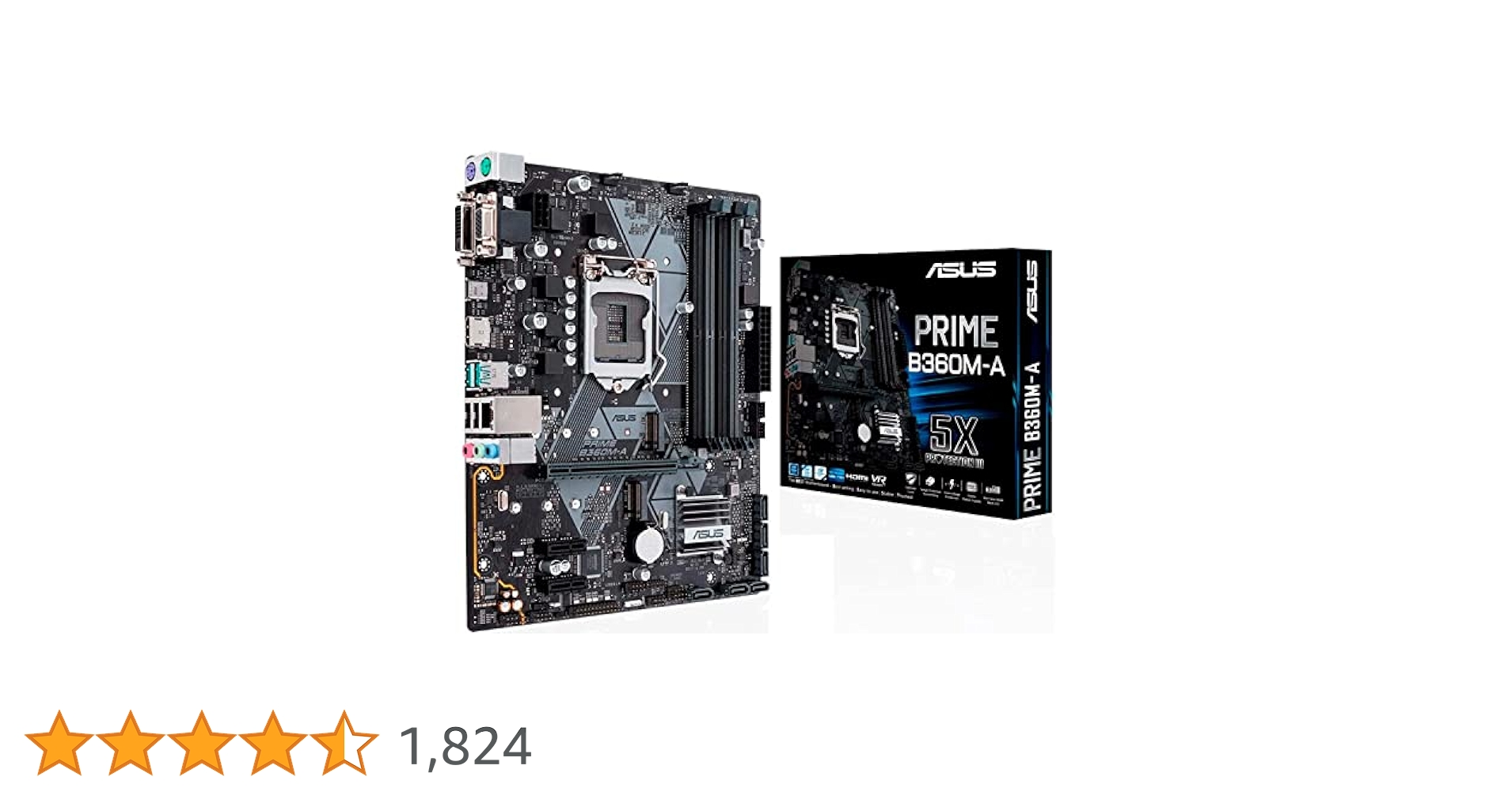ASUS　PRIME B360M-A　LGA1151 ASUS Prime B360M-A (300 Series) Intel LGA-1151 mATX