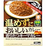 ハウス 温めずにおいしいカレー 香りたつ キーマカレー (常備用・非常食・保存食) 180g×10個