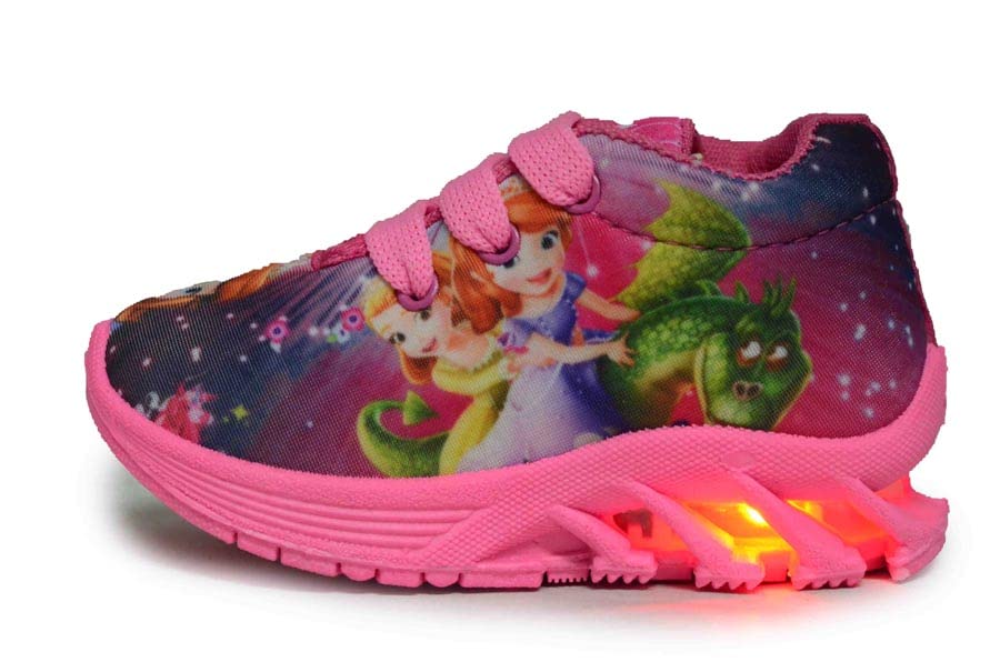 Image of BUNNIES Baby Boys and Baby Girls LED Leight Indian Walking Shoes
