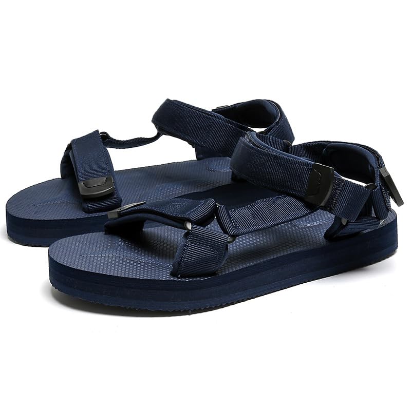 Women's Men's Sandals Hiking Sports Lightweight Summer Water Arch Support River Open Toe Athletic Trail Outdoor Walking Sandals Navy 7.5-8 Women/5.5-6 Men2