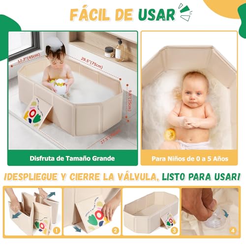 La mejor selección de Tina plegable para bebe - los más vendidos. 24 Imagen adicional