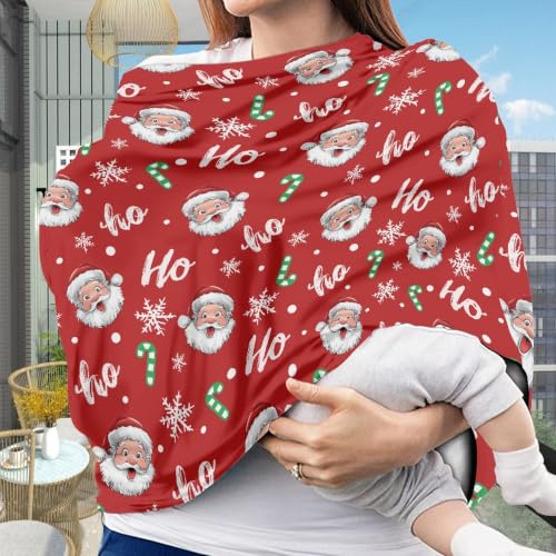Image of Christmas Santa Car Seat Covers Canopy Cover, Machine Washable