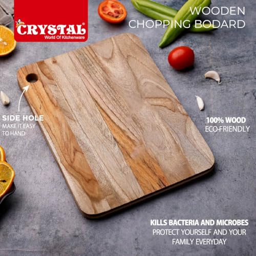 Image of Crystal Extra Large Teak Wood Chopping Board