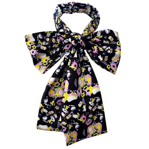 Hatter Bow Tie Clolored Floral Print Scarf Bowtie Adult Halloween Cosplay