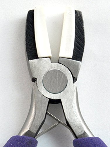 Bead Buddy Nylon Jaw Flat Nose Pliers - Great For Creating Jewelry, Beaded Ornaments, Wire Decor - Nylon Coated, Won't Scratch Or Damage Wire Or Metal Findings #TOP2