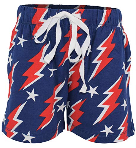 Image of Boys 2pc Shorts Set Outfit Short Sleeve Shirt with Bold Applique Print and Shorts