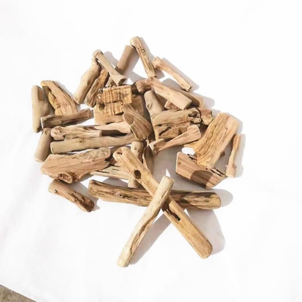 Craft Sticks, 10Pcs Mini Wood Log for Rustic Home Decor - Farmhouse Centerpiece Decor Twigs for DIY Craft Sticks