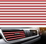 ✔ 【Aspecto atractivo】 -Proceso de cromado, muestra un brillo diferente bajo una luz diferente, por lo que la atmósfera interior de su automóvil se vuelve refinada y elegante.