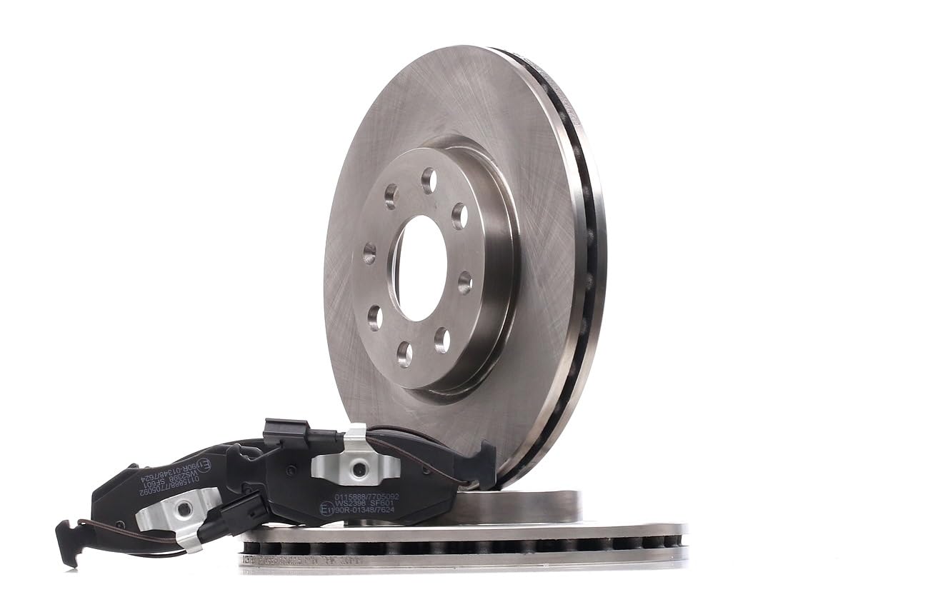 STARK SKBK-10991062 Juego para eje Kit de discos de freno y pastillas Delantero sin tornillos Compatible con FIAT GRANDE PUNTO 199
