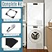 Houseables Washer Dryer Stacking Kit, Stacking Kit For Washer And Dryer, Bracket Between Washing and Drying Machine, Stackable Laundry Machine, Space Saving, Universal, Adjustable 19